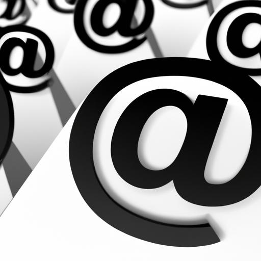 Hình ảnh biểu thị khái niệm về địa chỉ email.