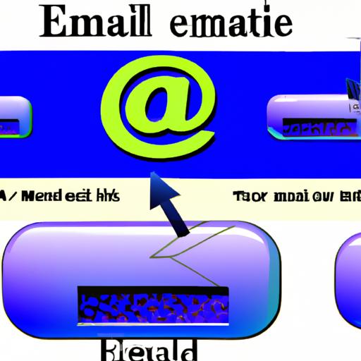 Hình ảnh minh họa quá trình tạo và sử dụng địa chỉ email.