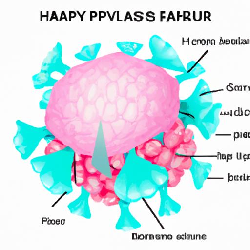 Hình minh họa cho cấu trúc của Human Papillomavirus (HPV).