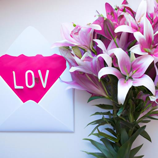 Tặng hoa và viết thư tình để thể hiện tình cảm
