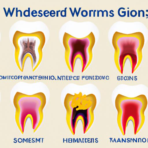 Minh họa cho thấy các triệu chứng thường gặp khi răng khôn mọc