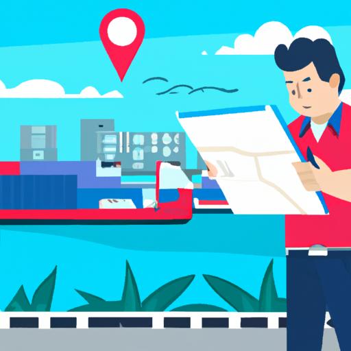 Nhân viên logistics lập kế hoạch tuyến đường vận chuyển