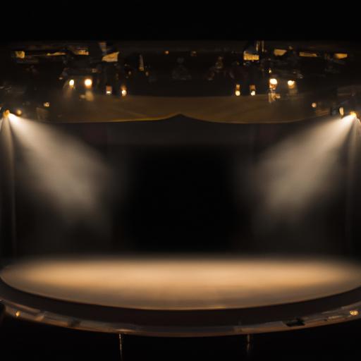 Sân khấu kịch với hệ thống ánh sáng kịch tính
