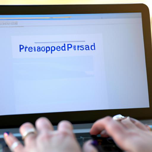 Một người đang gõ phím trên máy tính xách tay với tài liệu mở trên màn hình. Từ 'proposed' nằm trong tiêu đề của tài liệu.