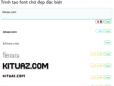 Tạo Kiểu Chữ Với +1001 Font Chữ Đẹp Cùng Kí Tự Đặc Biệt Mới Nhất 2021