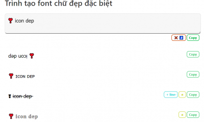 Tạo Kiểu Chữ Với +1001 Font Chữ Đẹp Cùng Kí Tự Đặc Biệt Mới Nhất 2021